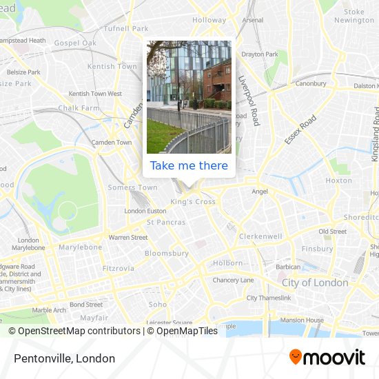 Pentonville map