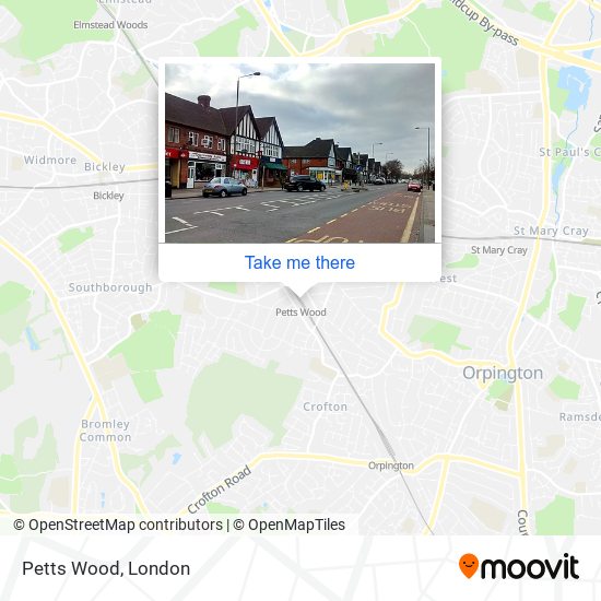 Petts Wood map