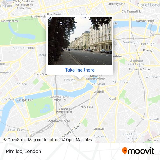 Pimlico map