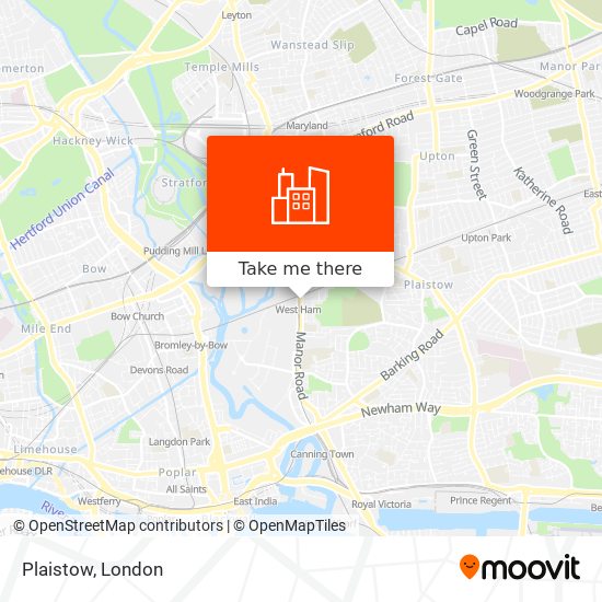 Plaistow map