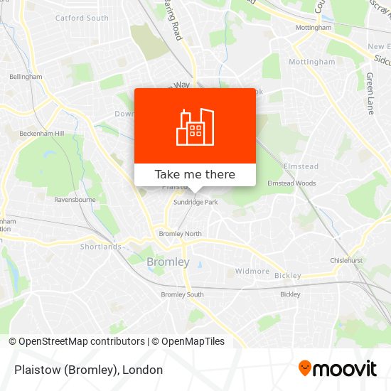 Plaistow (Bromley) map