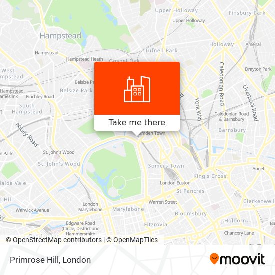 Primrose Hill map