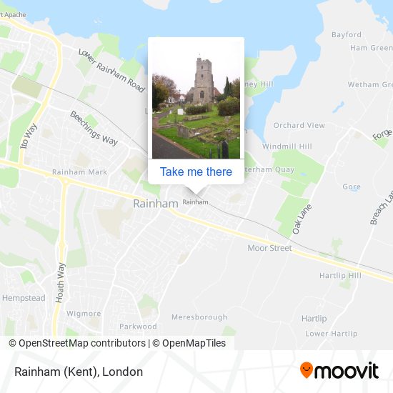 Rainham (Kent) map