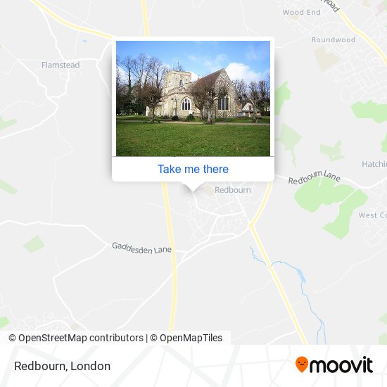 Redbourn map
