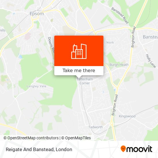 Reigate And Banstead map