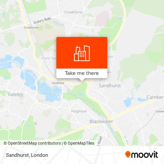 Sandhurst map