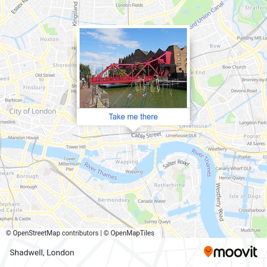 Shadwell map