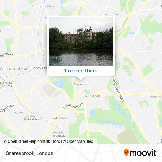 Snaresbrook map