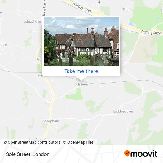 Sole Street map