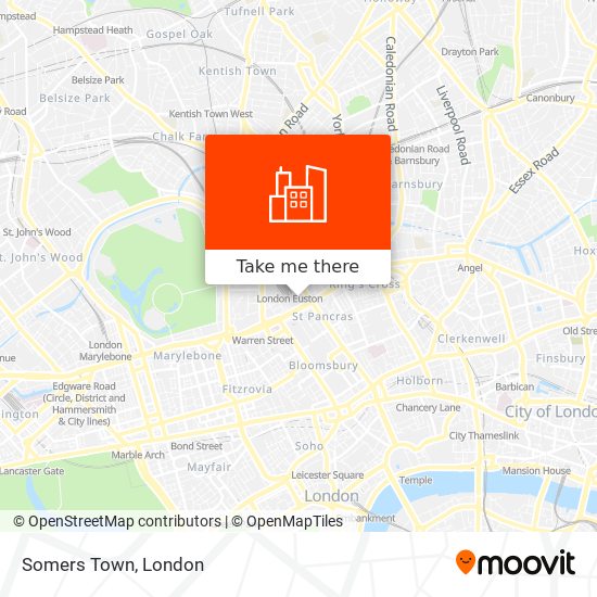 Somers Town map