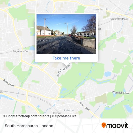 South Hornchurch map