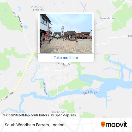 South Woodham Ferrers map