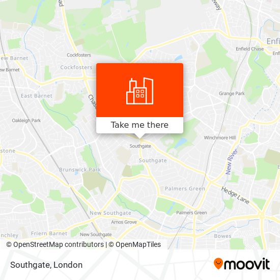 Southgate map