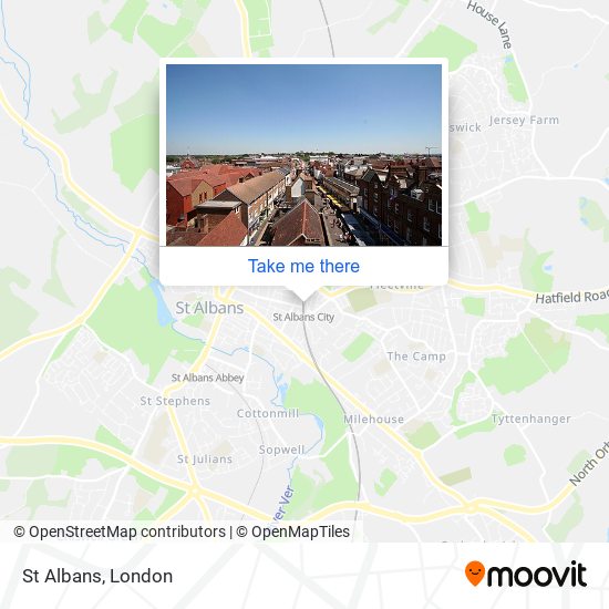 St Albans map