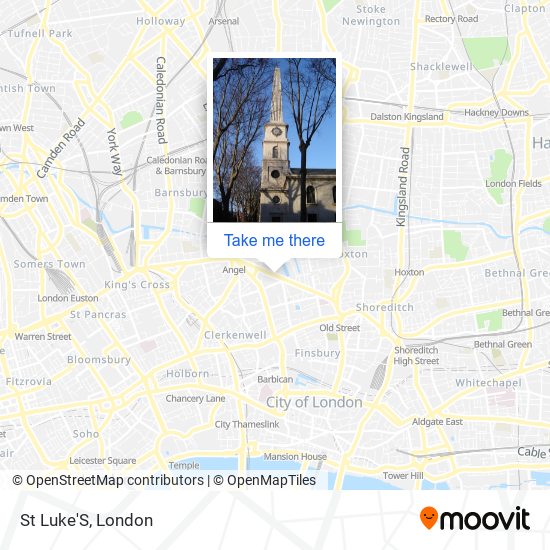 St Luke'S map