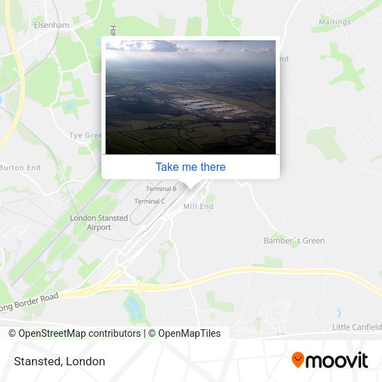 Stansted map