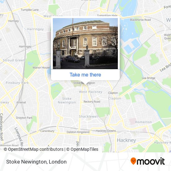 Stoke Newington map
