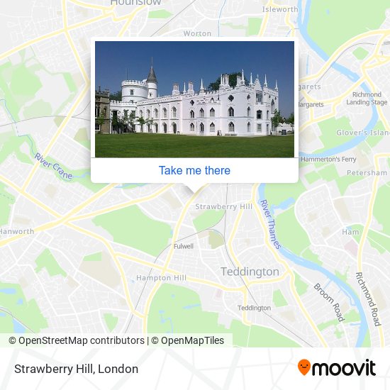 Strawberry Hill map