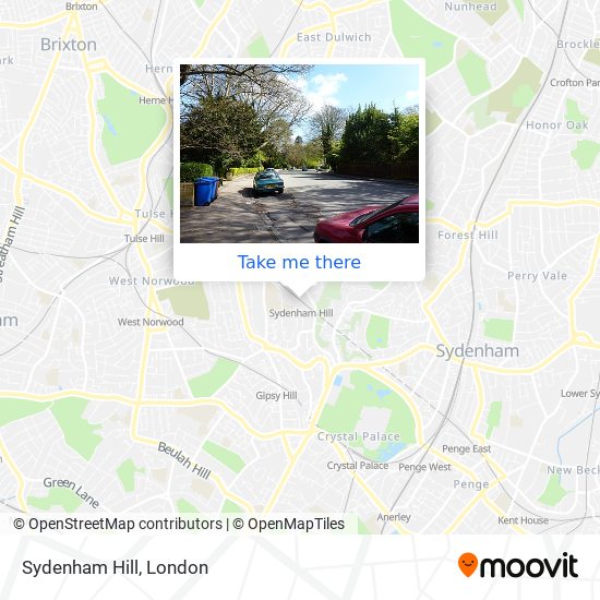 Sydenham Hill map