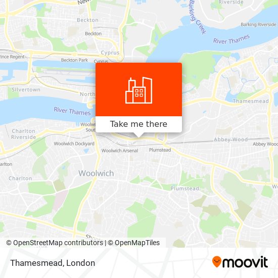 Thamesmead map