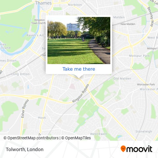 Tolworth map