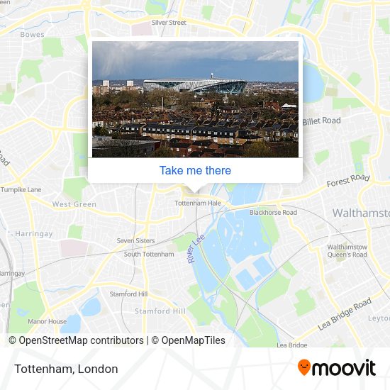 Tottenham map
