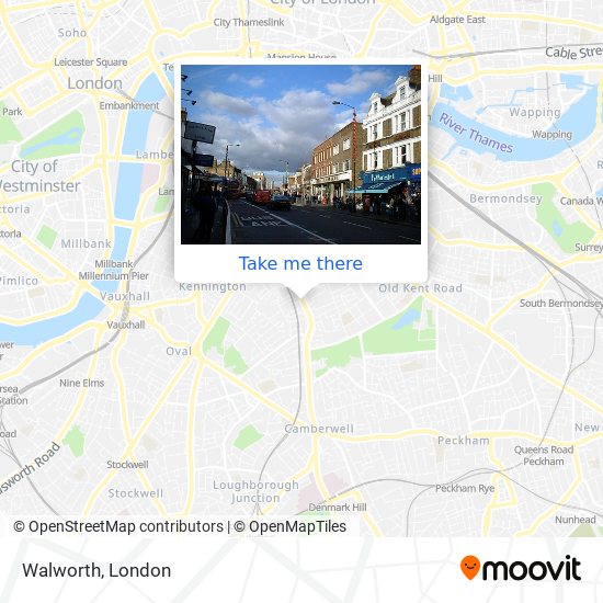 Walworth map