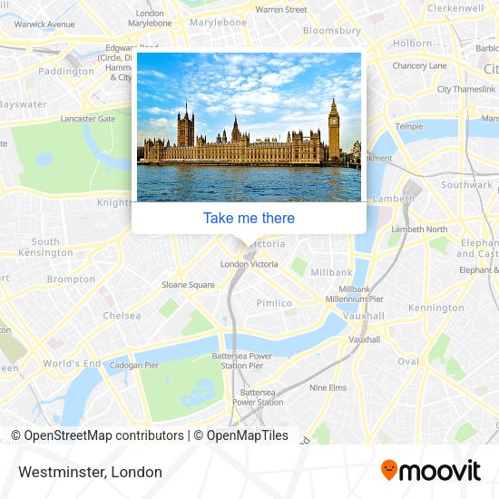 Westminster map