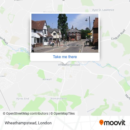 Wheathampstead map