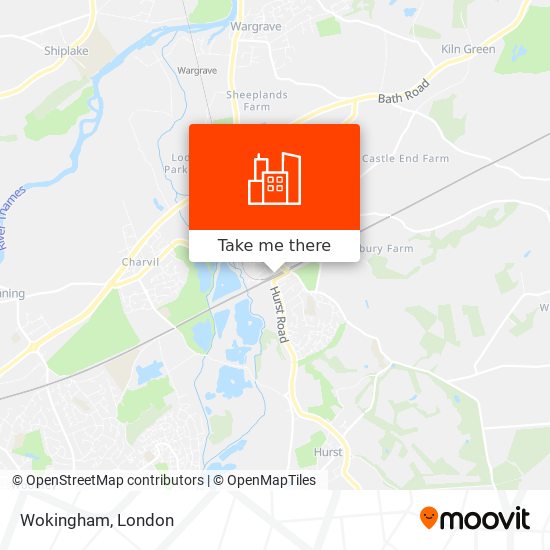 Wokingham map