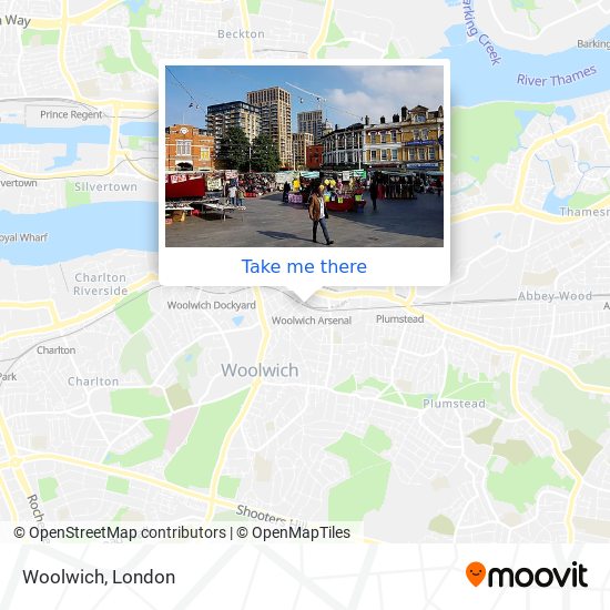 Woolwich map