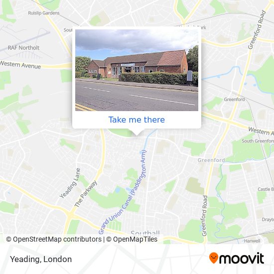 Yeading map