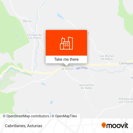 Cabrillanes map