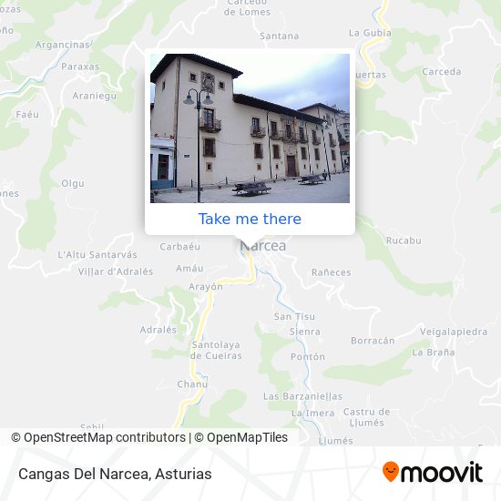 Cangas Del Narcea map