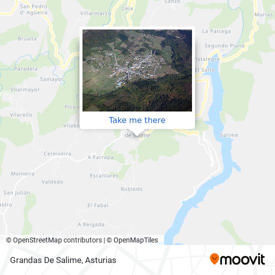 Grandas De Salime map