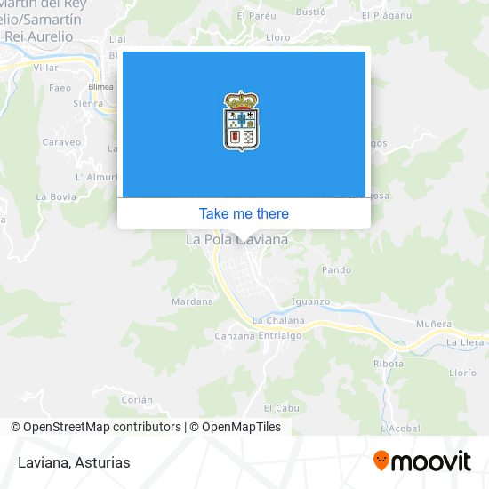 Laviana map