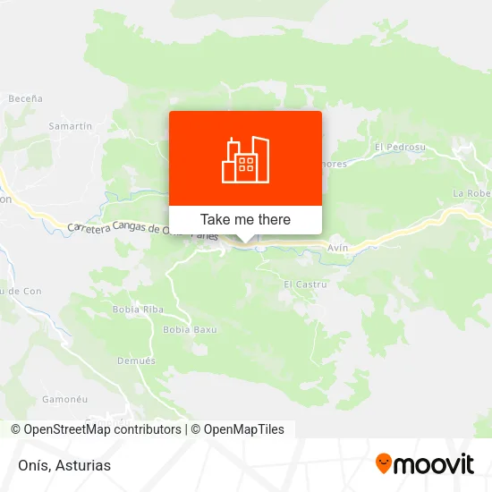 Onís map