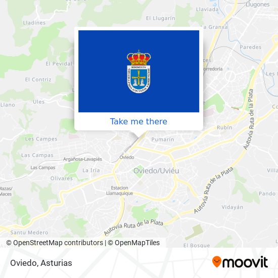 Oviedo map
