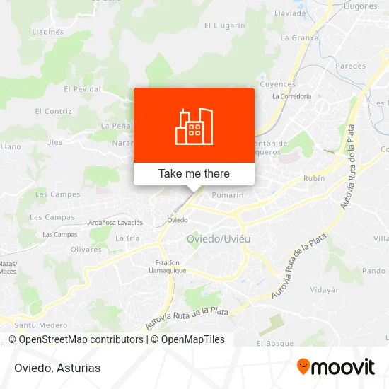 Oviedo map