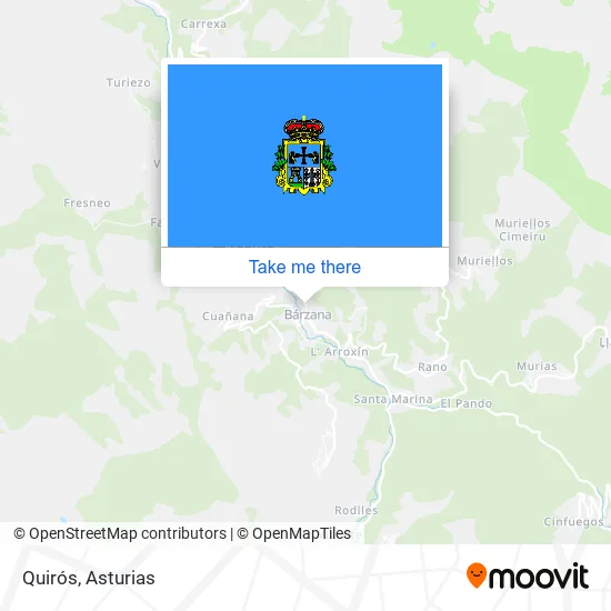 Quirós map