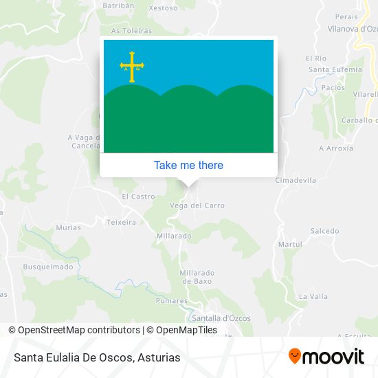 Santa Eulalia De Oscos map