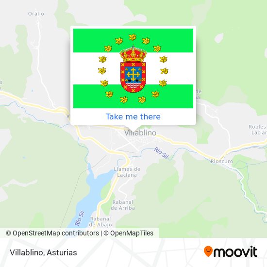Villablino map