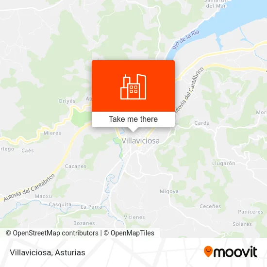 Villaviciosa map