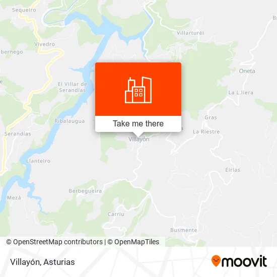 Villayón map
