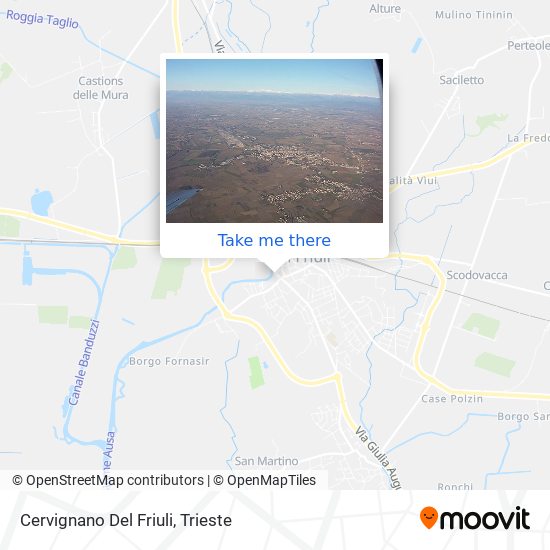 Cervignano Del Friuli map