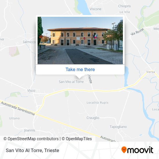 San Vito Al Torre map