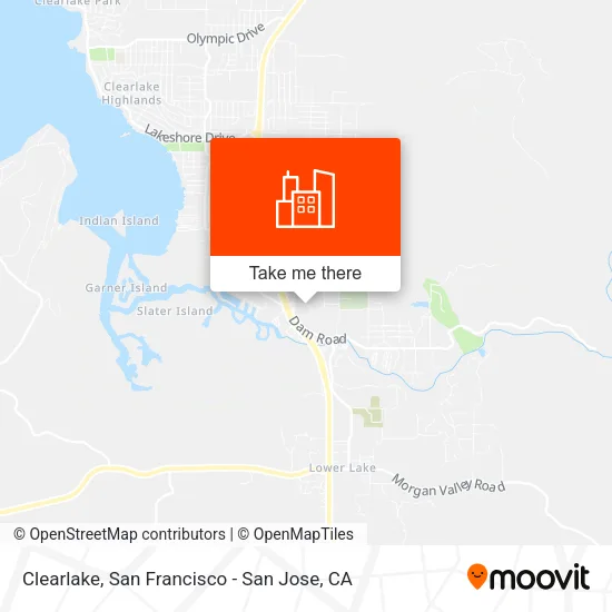 Clearlake map