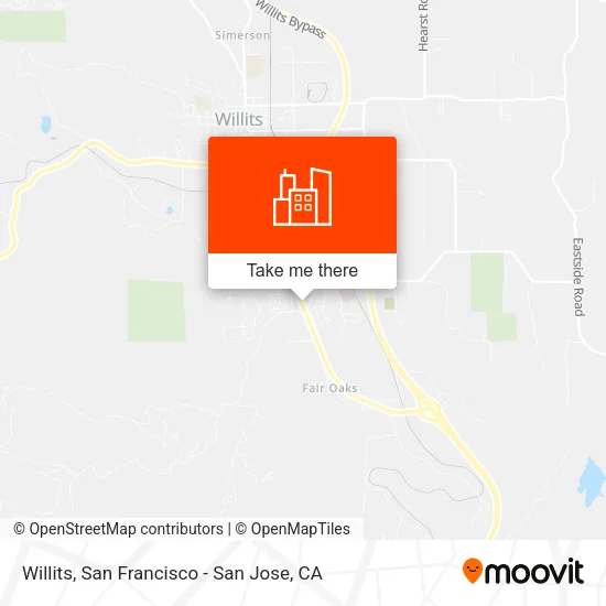 Willits map