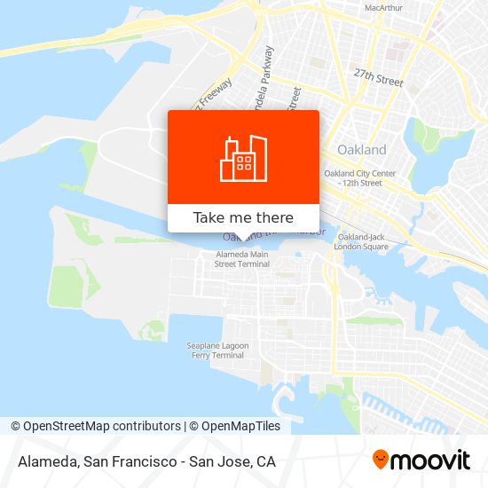 Alameda map