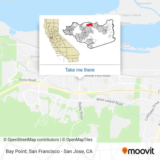 Bay Point map